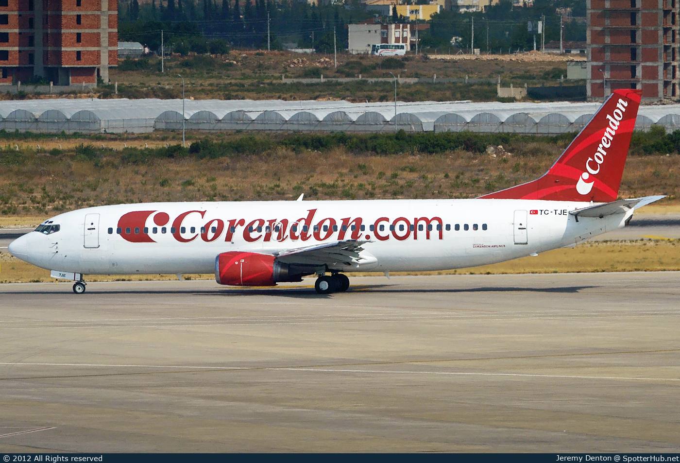 Photo of TC-TJE - Boeing 737-4Y0 operated by Corendon Airlines