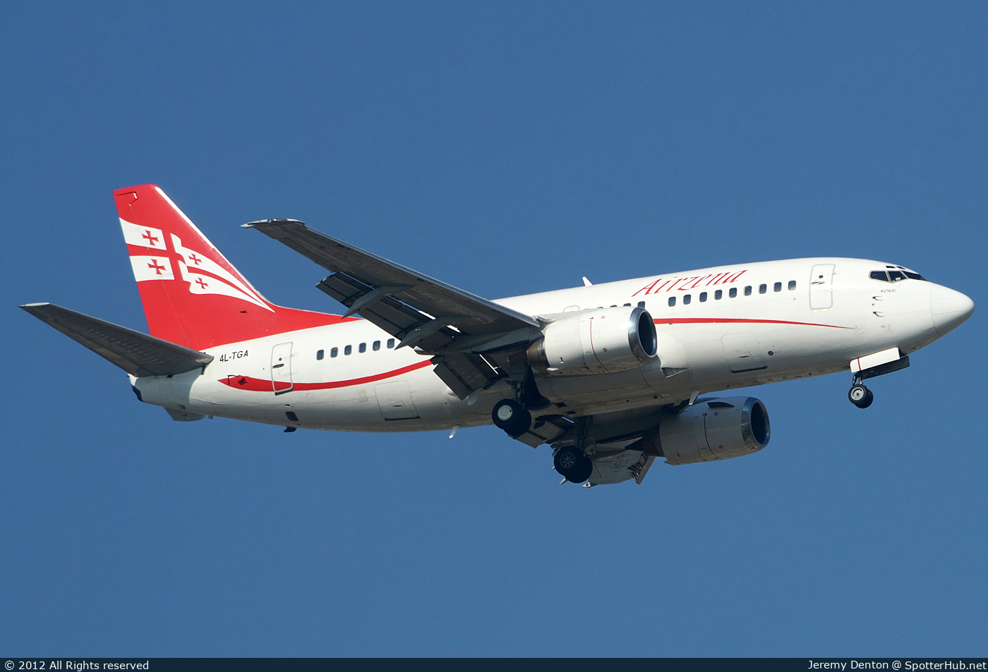 Photo of 4L-TGA - Boeing 737-5Q8 operated by Georgian Airways