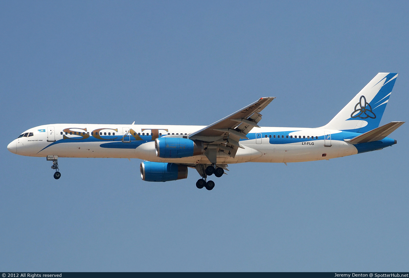 Photo of LY-FLG - Boeing 757-204 operated by SCAT Airlines