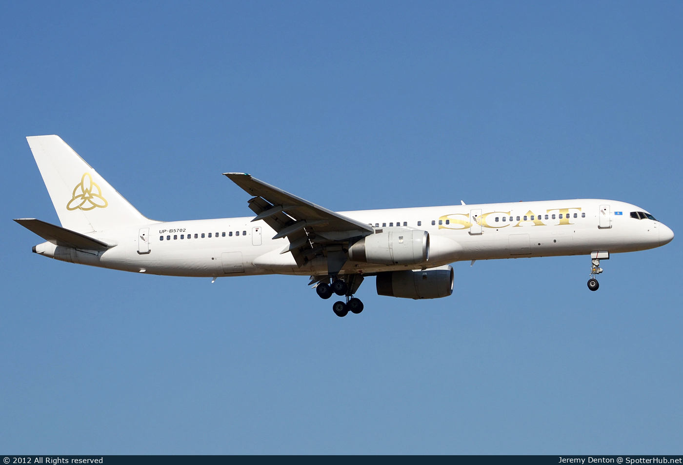 Photo of UP-B5702 - Boeing 757-21B operated by SCAT Airlines