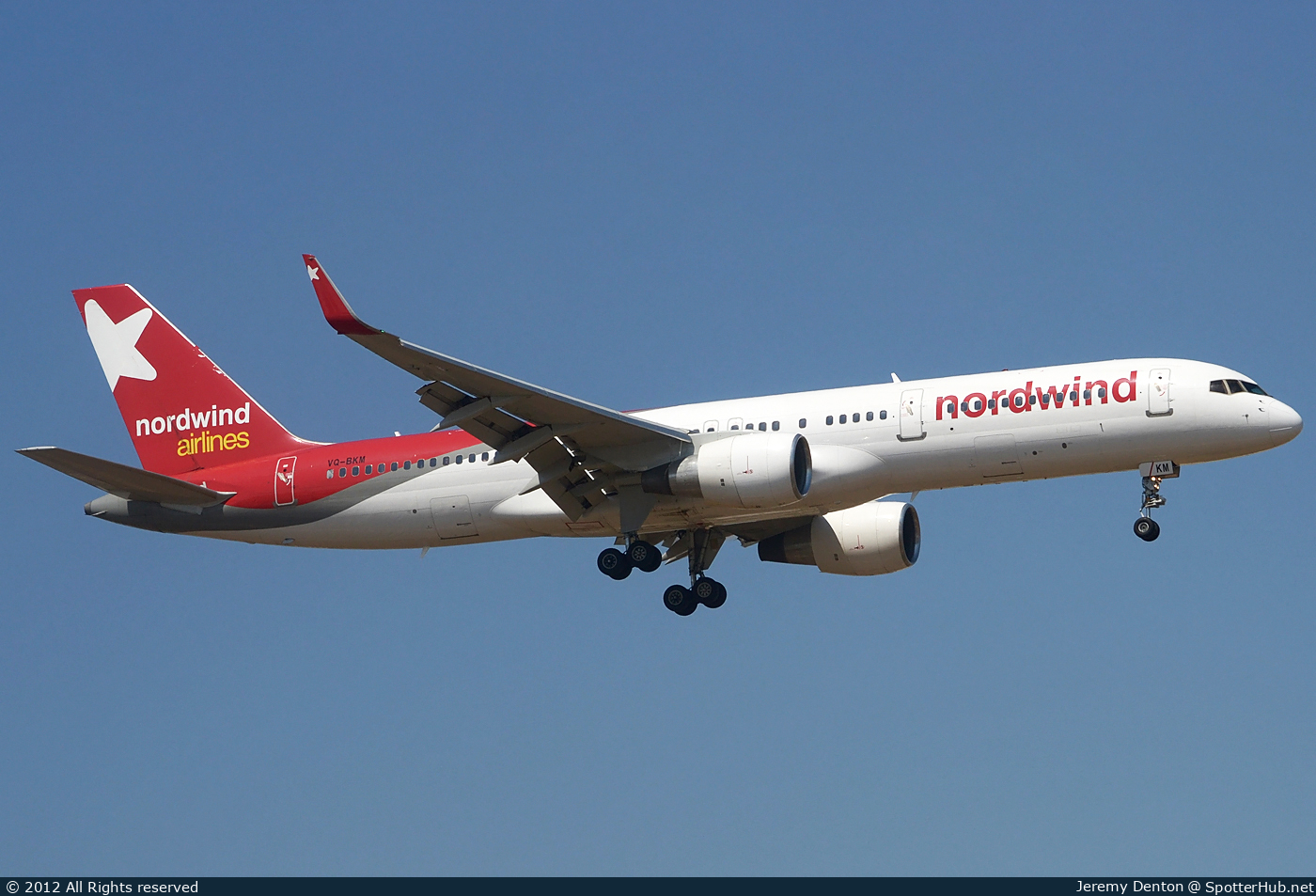 Photo of VQ-BKM - Boeing 757-29J operated by Nordwind Airlines