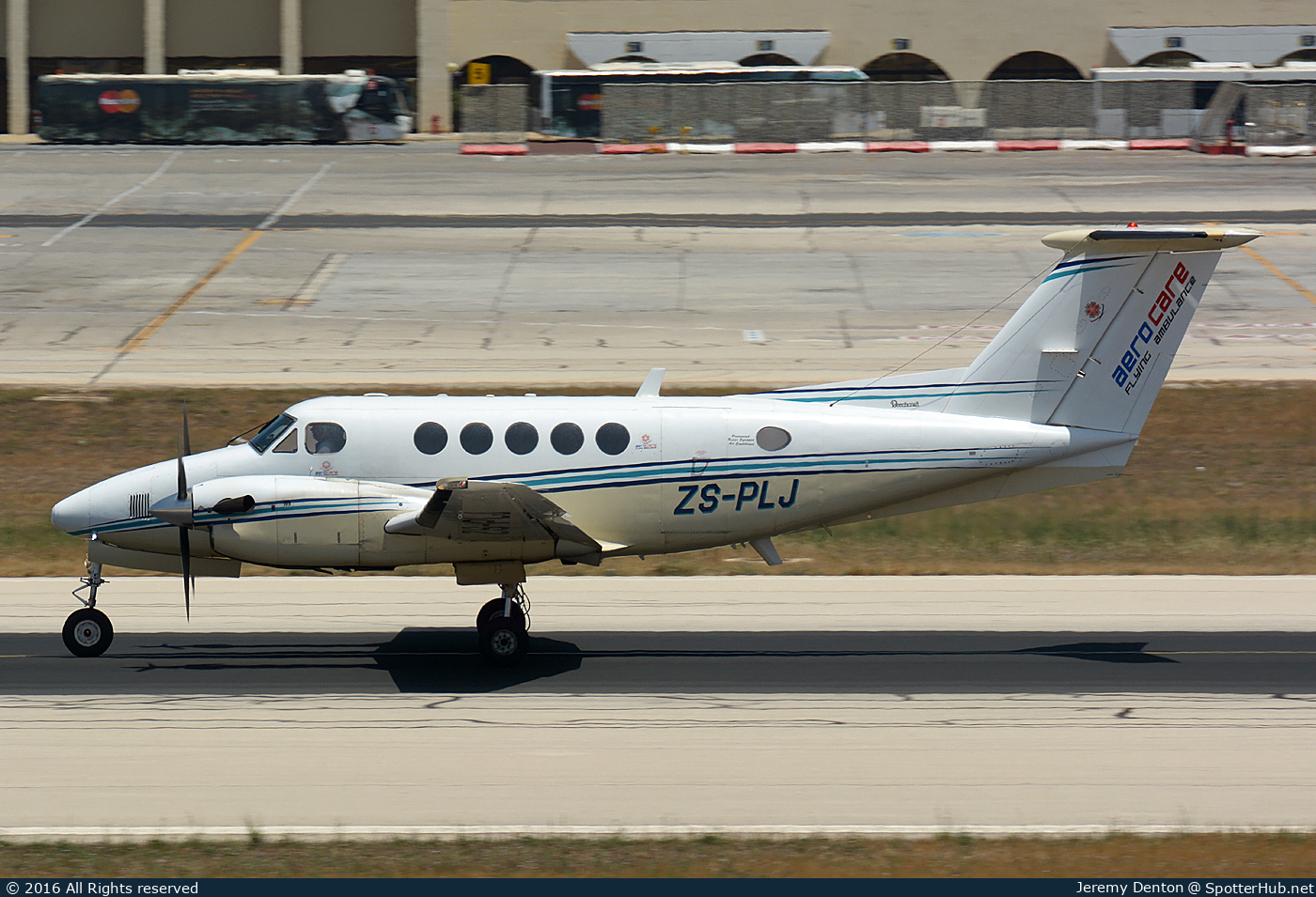 Photo of ZS-PLJ - Beechcraft B200 Super King Air operated by Aerocare Flying Ambulance