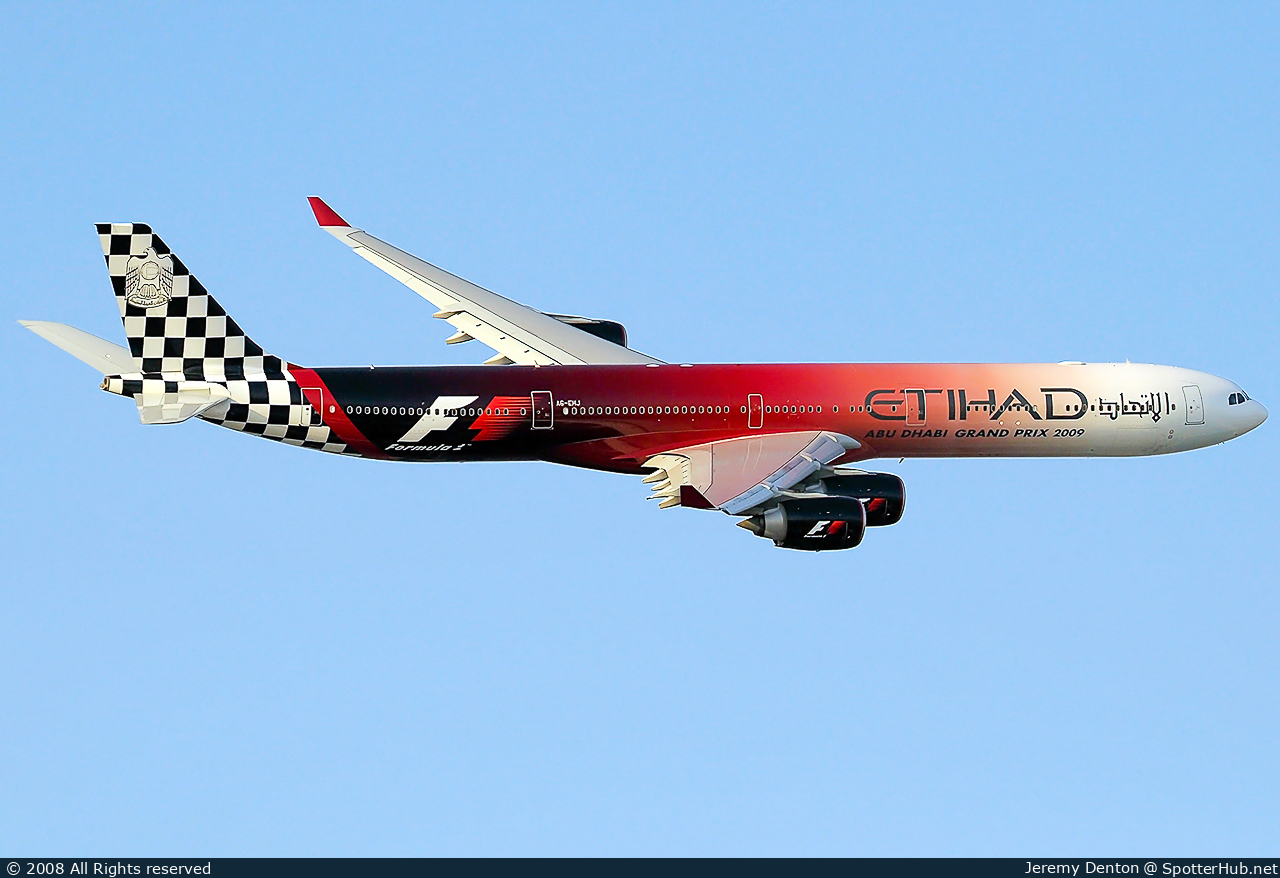 Photo of A6-EHJ - Airbus A340-642 operated by Etihad Airways