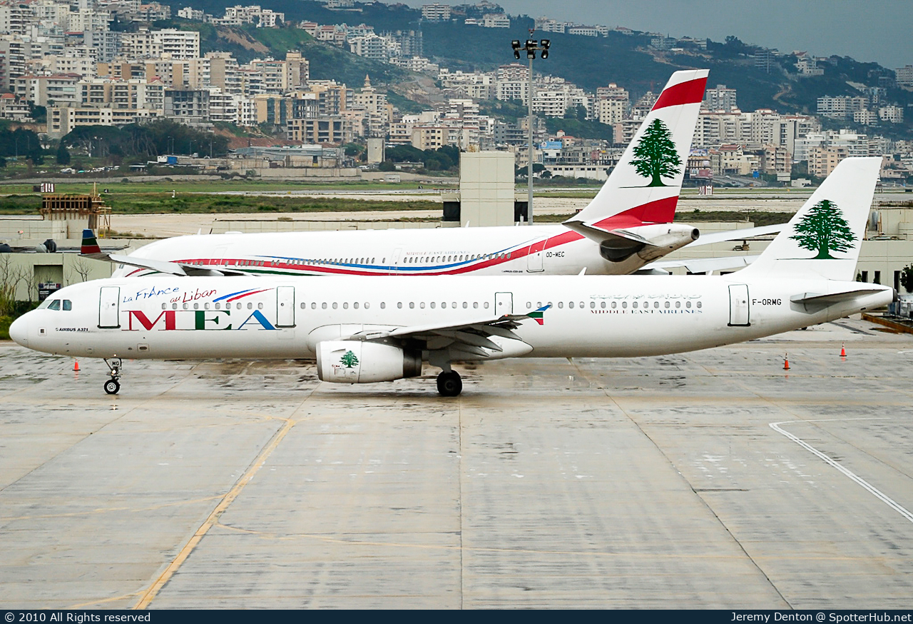 Photo of F-ORMG - Airbus A321-231 operated by MEA Middle East Airlines