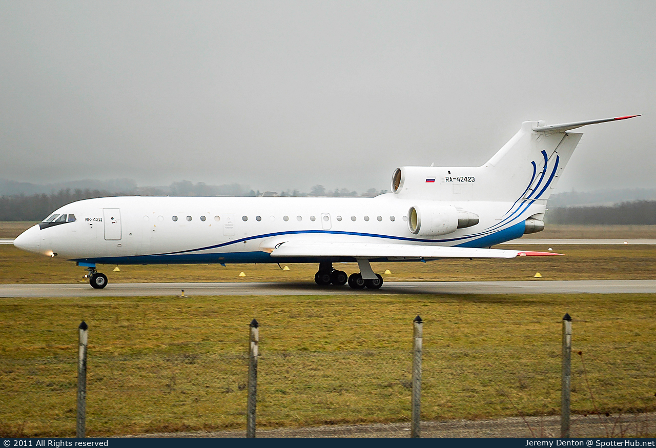 Photo of RA-42423 - Yakovlev Yak-42D operated by RusJet