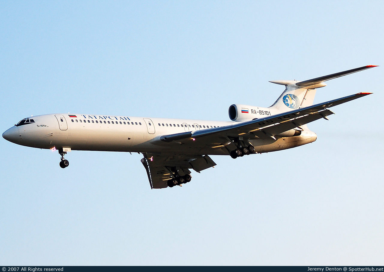 Photo of RA-85101 - Tupolev Tu-154M operated by Tatarstan Airlines