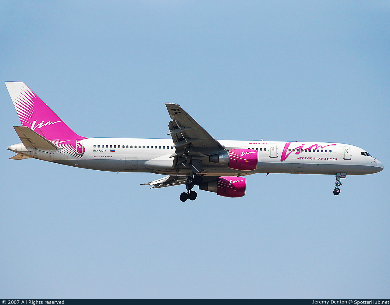 Photo of RA-73017 - Boeing 757-230 operated by VIM Airlines