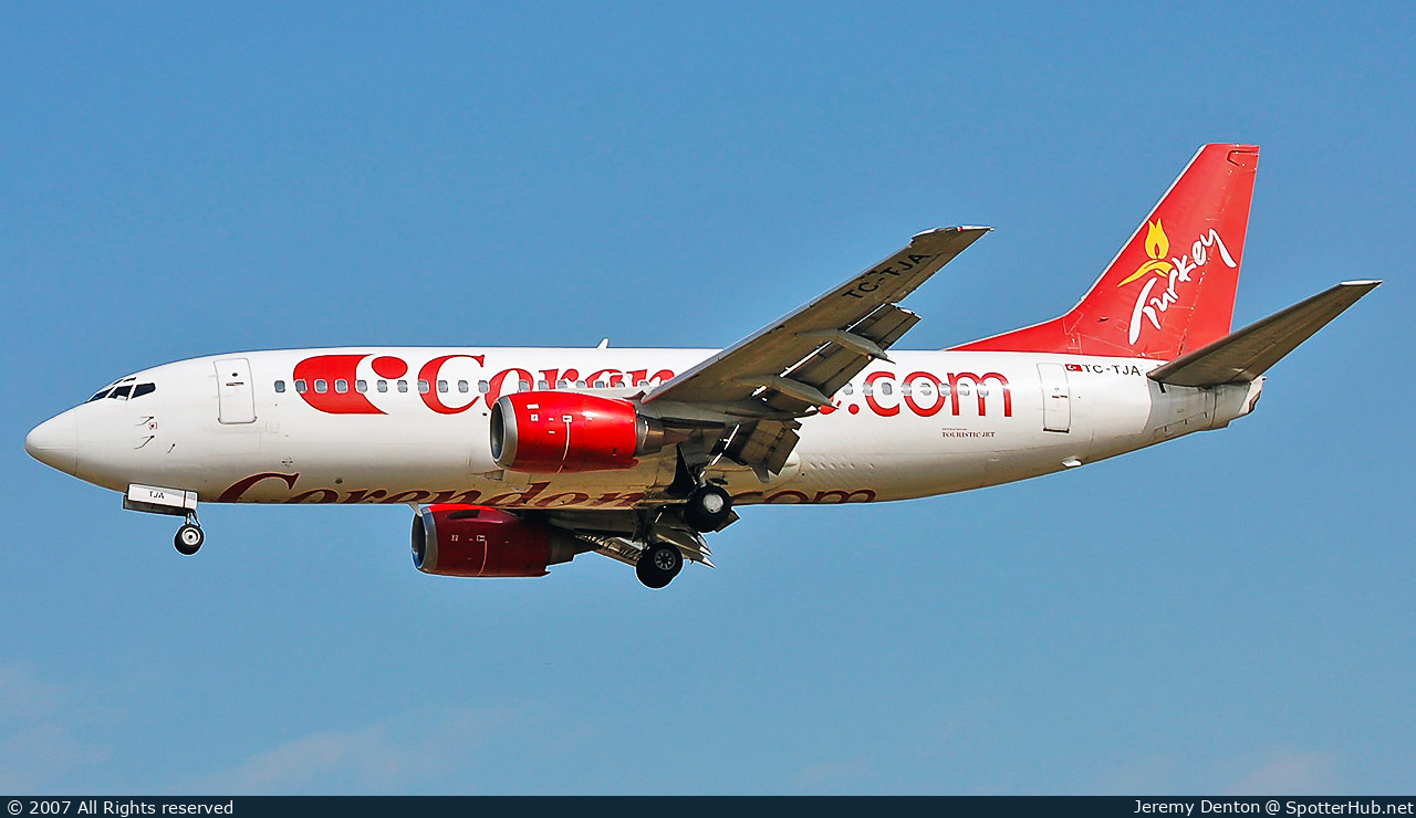 Photo of TC-TJA - Boeing 737-3Q8 operated by Corendon Airlines