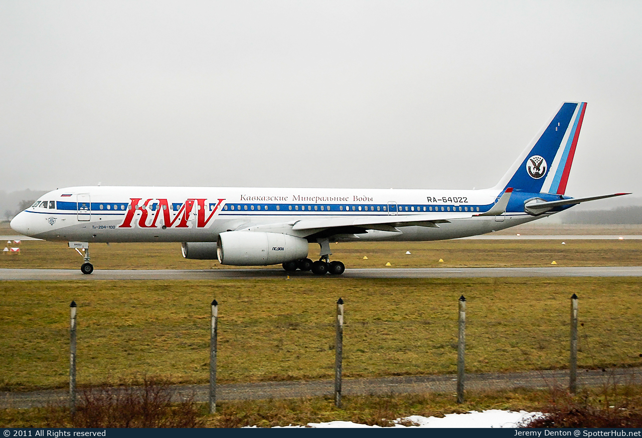 Photo of RA-64022 - Tupolev Tu-204-100 operated by KMV Kavminvodyavia