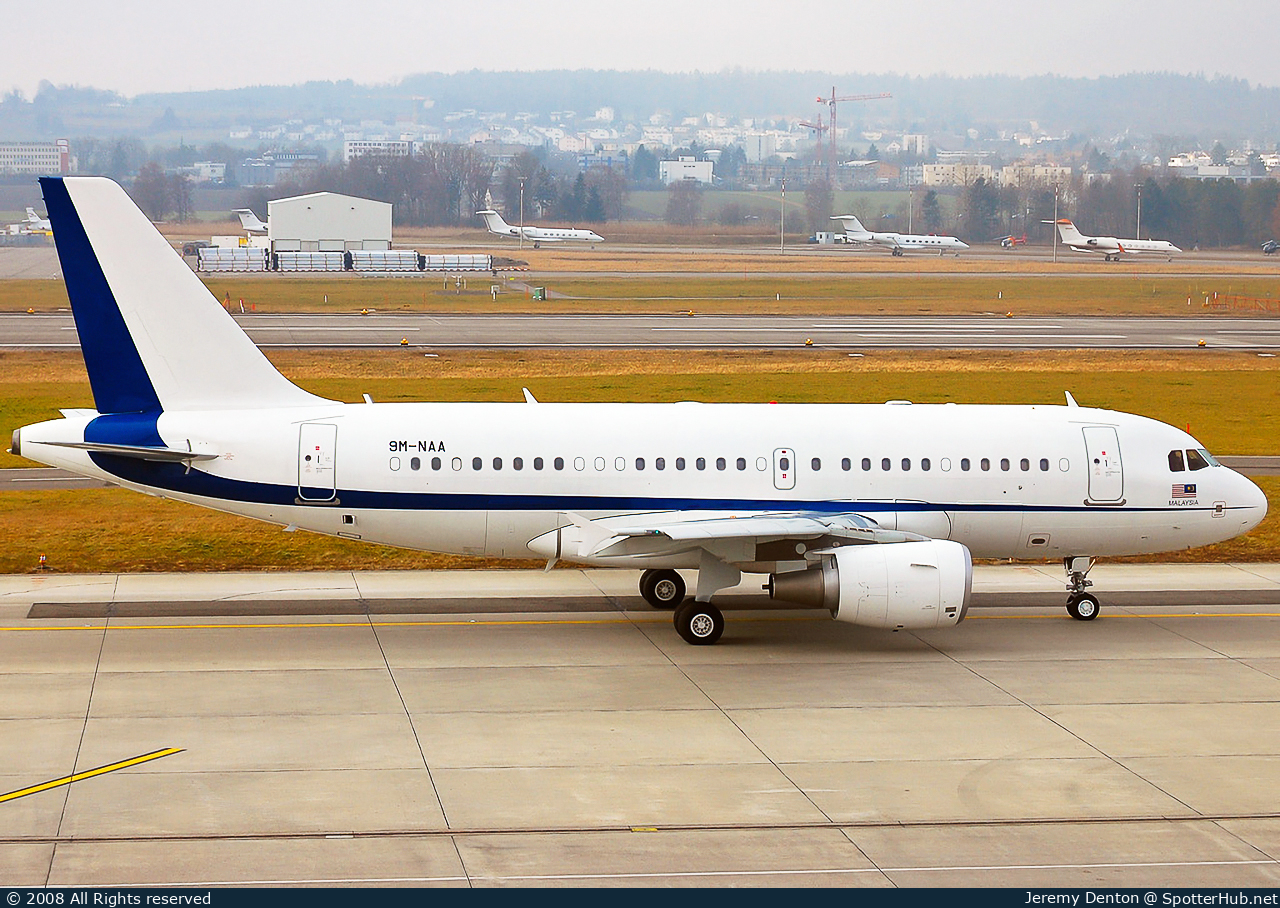 Photo of 9M-NAA - Airbus A319-115(CJ) operated by Government of Malaysia (opb Jet Premier One)