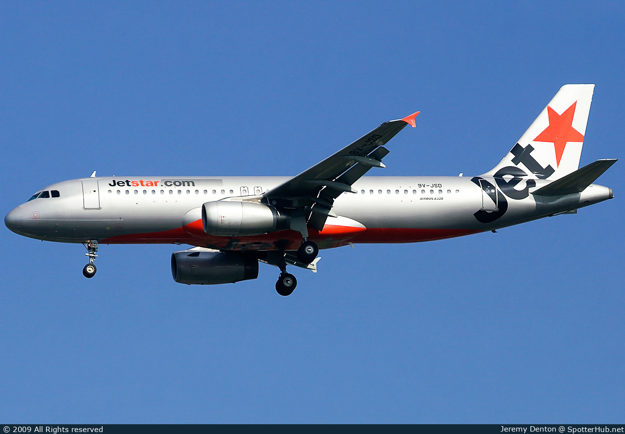 Photo of 9V-JSD - Airbus A320-232 operated by Jetstar Asia