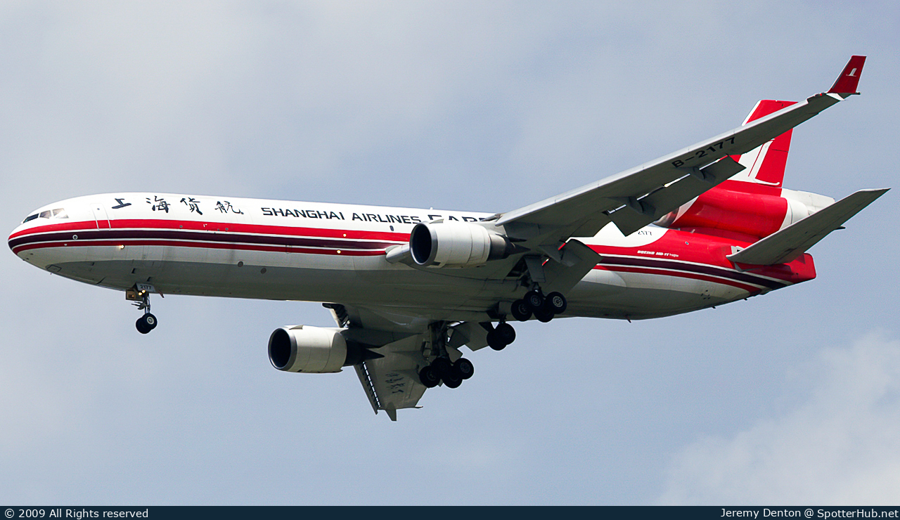 Photo of B-2177 - McDonnell Douglas MD-11(F) operated by Shanghai Airlines Cargo