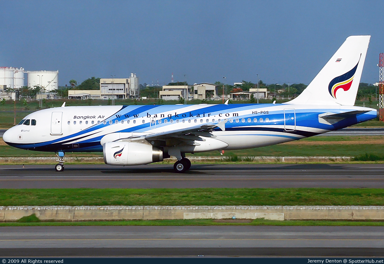 Photo of HS-PGS - Airbus A319-132 operated by Bangkok Airways