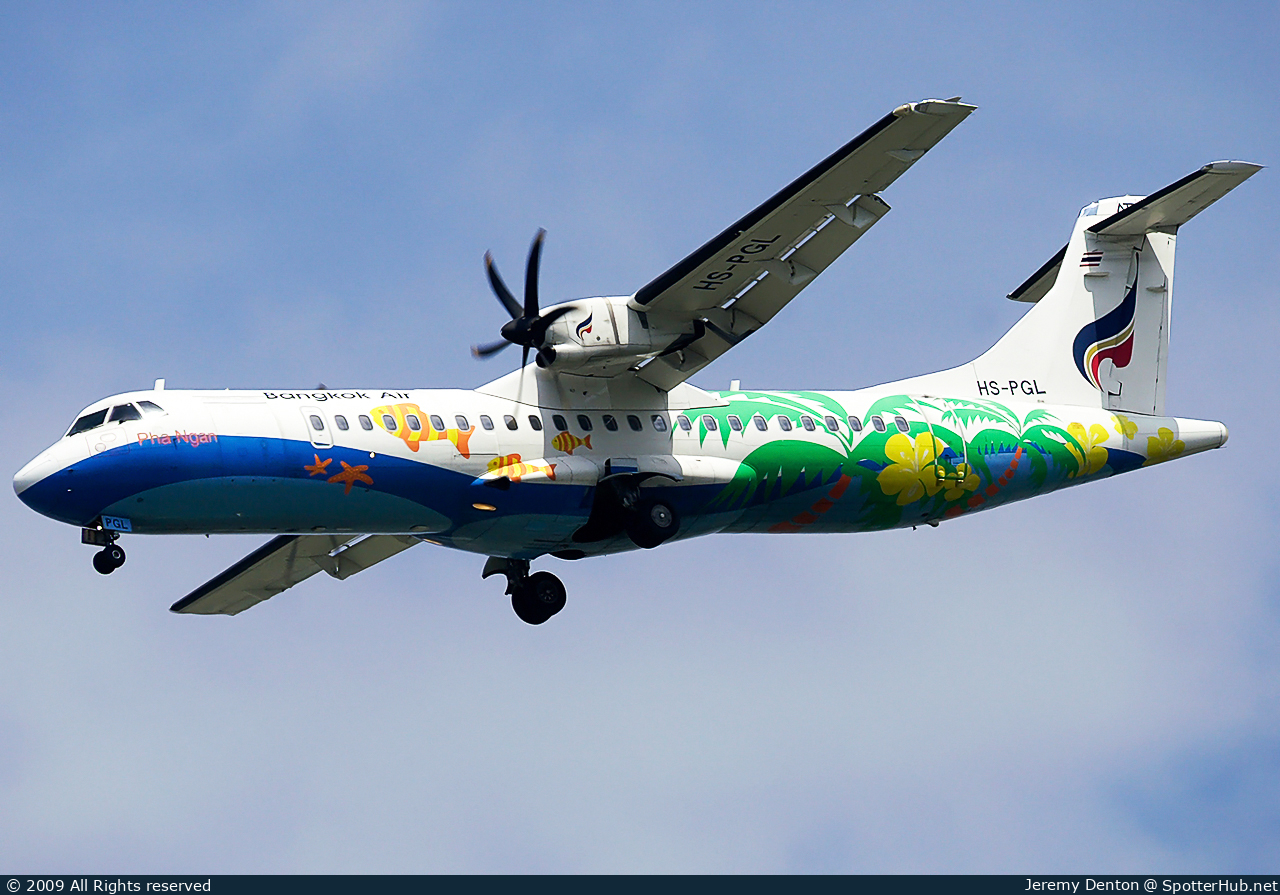 Photo of HS-PGL - ATR 72-500 operated by Bangkok Airways