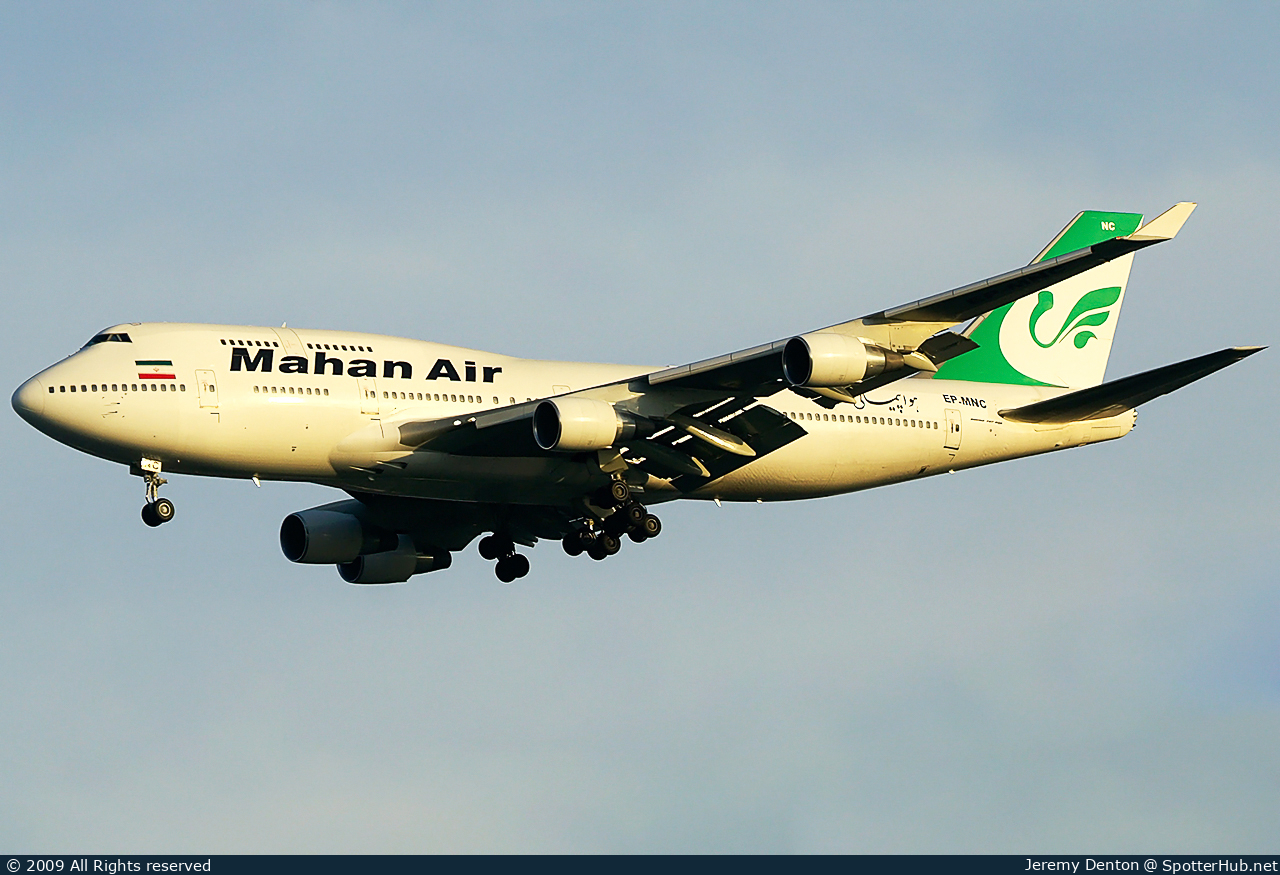 Photo of EP-MNC - Boeing 747-422 operated by Mahan Air