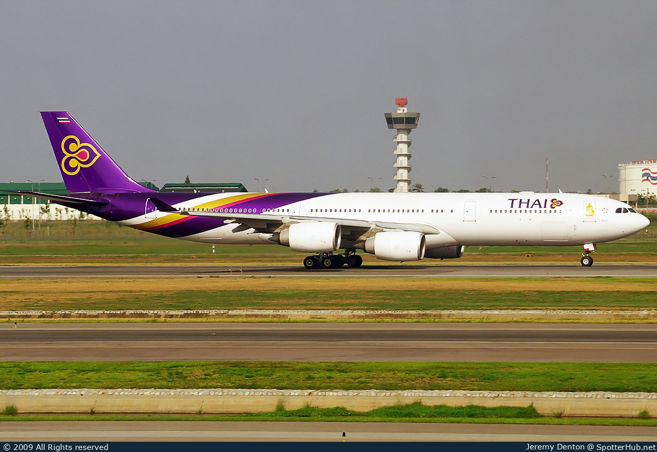 Photo of HS-TLA - Airbus A340-541 operated by Thai Airways International