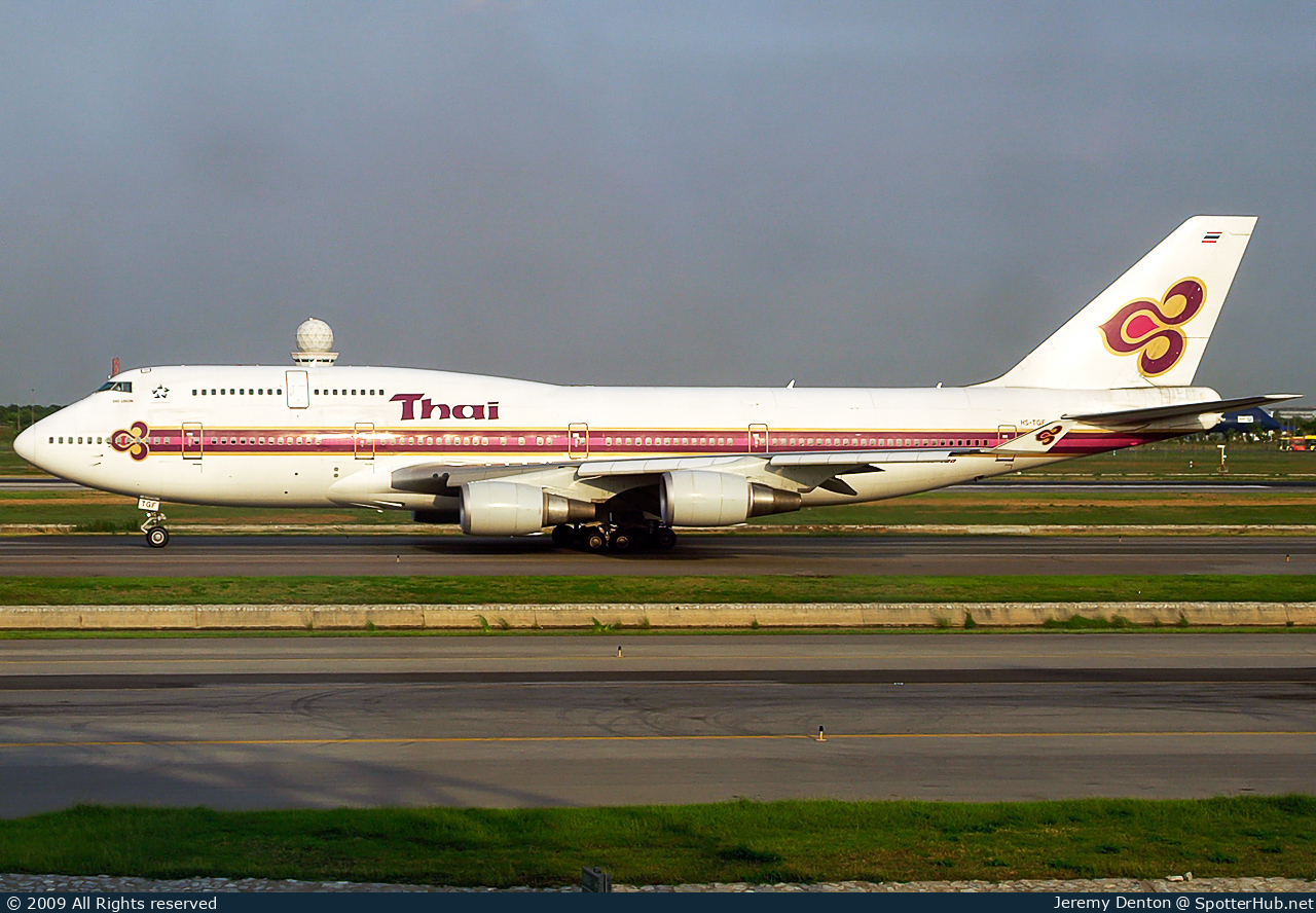 Photo of HS-TGF - Boeing 747-4D7 operated by Thai Airways International