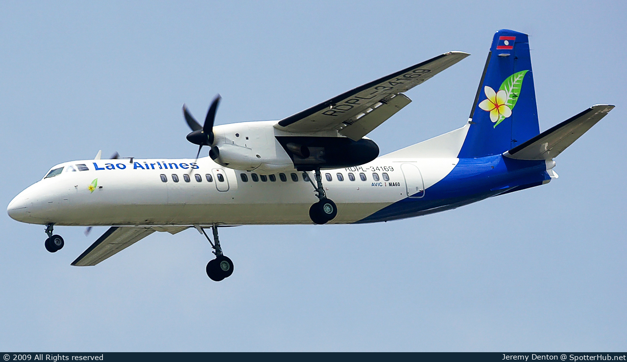 Photo of RDPL-34169 - Xi'an MA60 operated by Lao Airlines