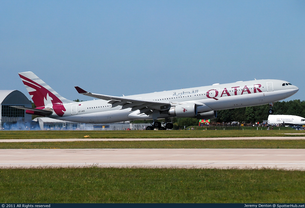 Photo of A7-AED - Airbus A330-302 operated by Qatar Airways
