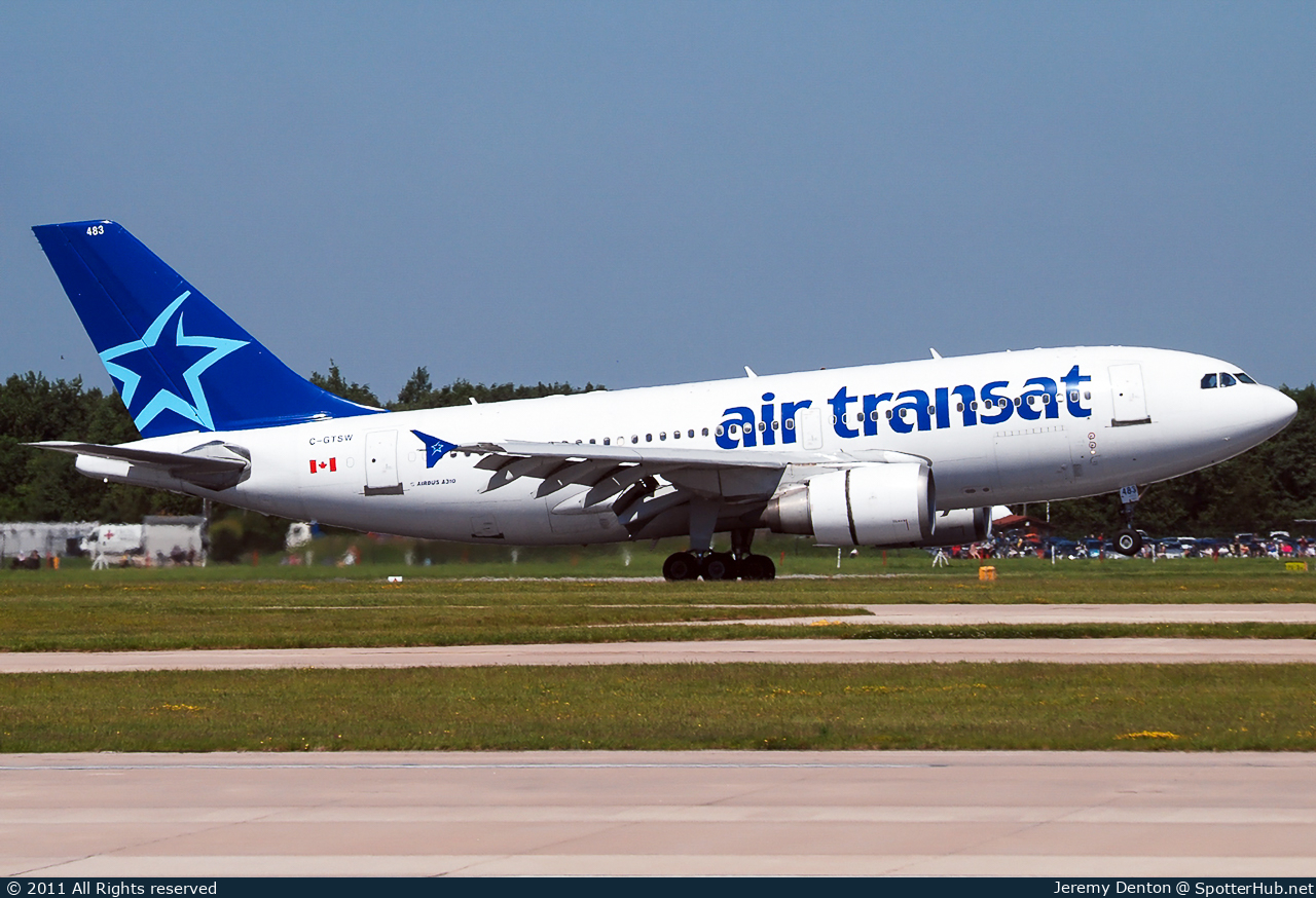 Photo of C-GTSW - Airbus A310-304 operated by Air Transat
