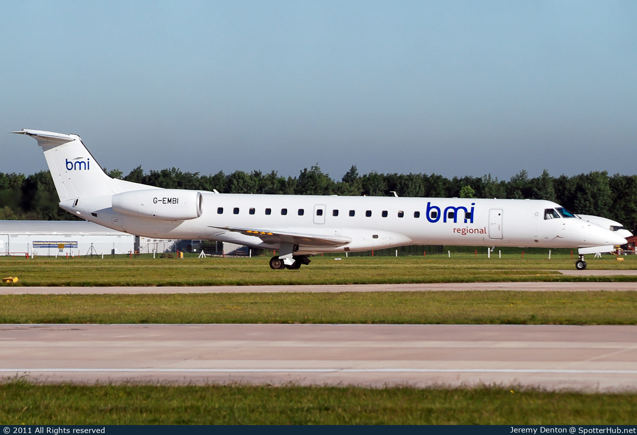 Photo of G-EMBI - Embraer ERJ-145EU operated by bmi Regional