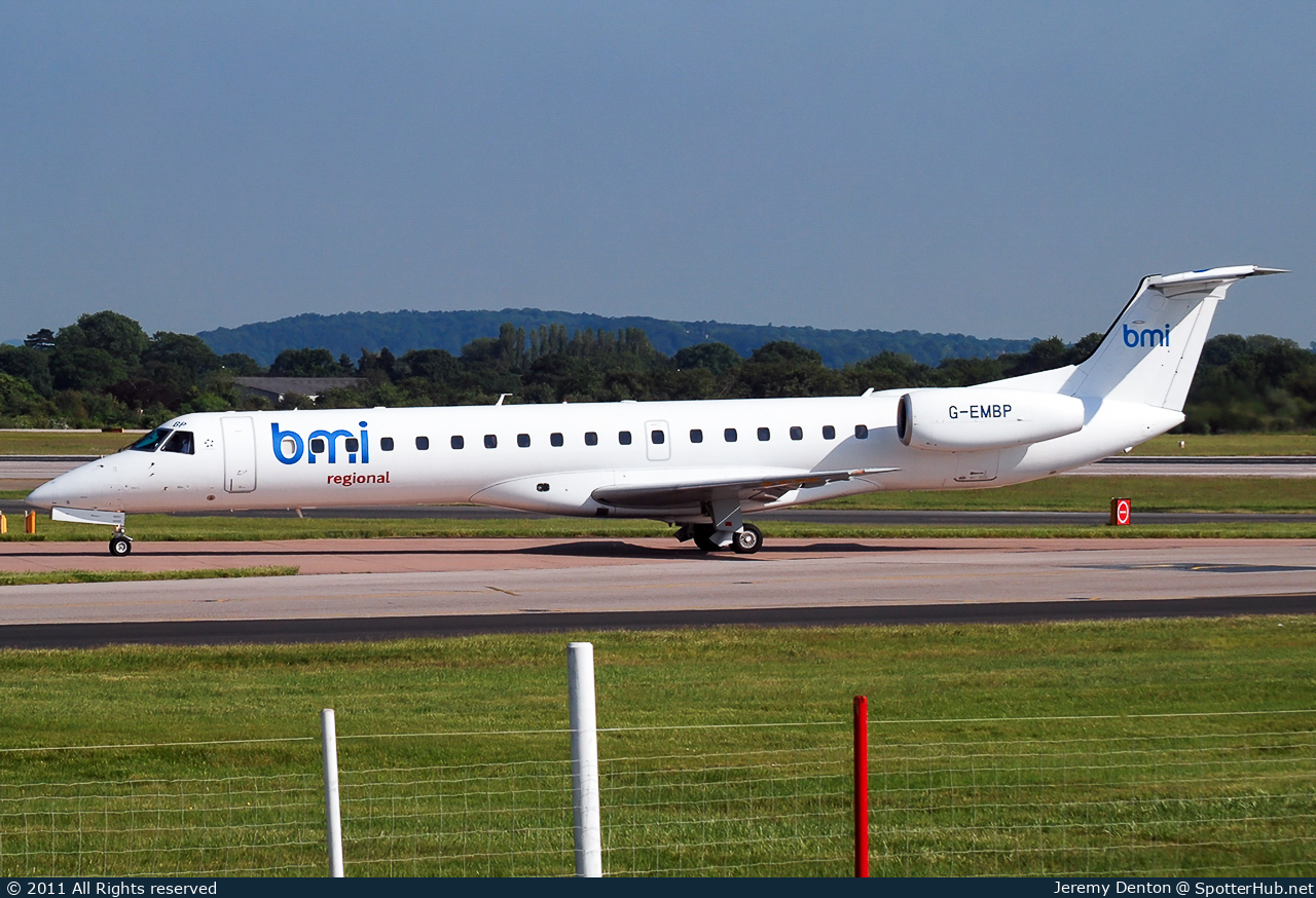 Photo of G-EMBP - Embraer ERJ-145EU operated by bmi Regional