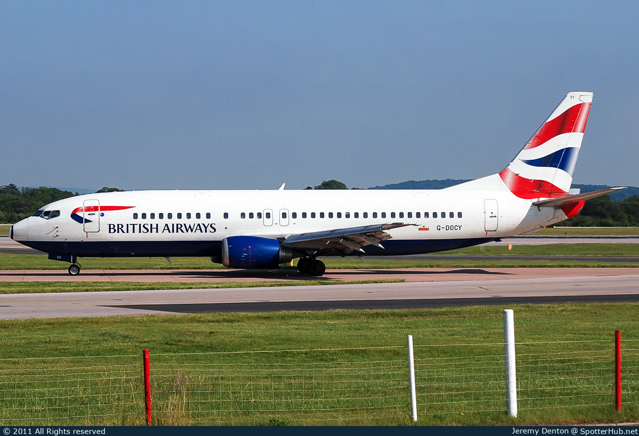 Photo of G-DOCY - Boeing 737-436 operated by British Airways