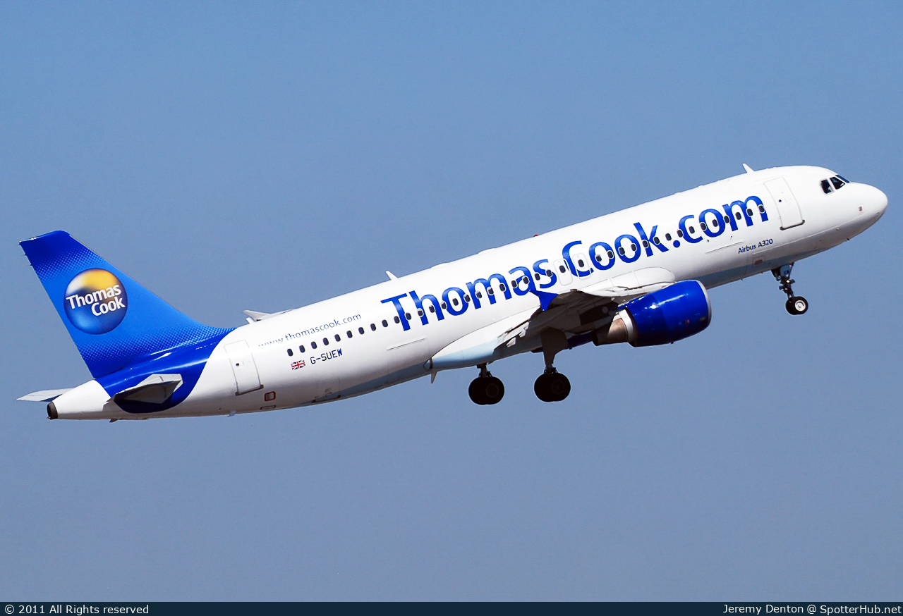Photo of G-SUEW - Airbus A320-214 operated by Thomas Cook Airlines