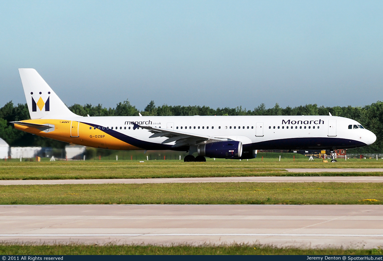 Photo of G-OZBP - Airbus A321-231 operated by Monarch Airlines