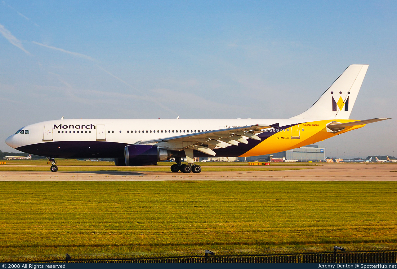 Photo of G-MONR - Airbus A300B4-605R operated by Monarch Airlines