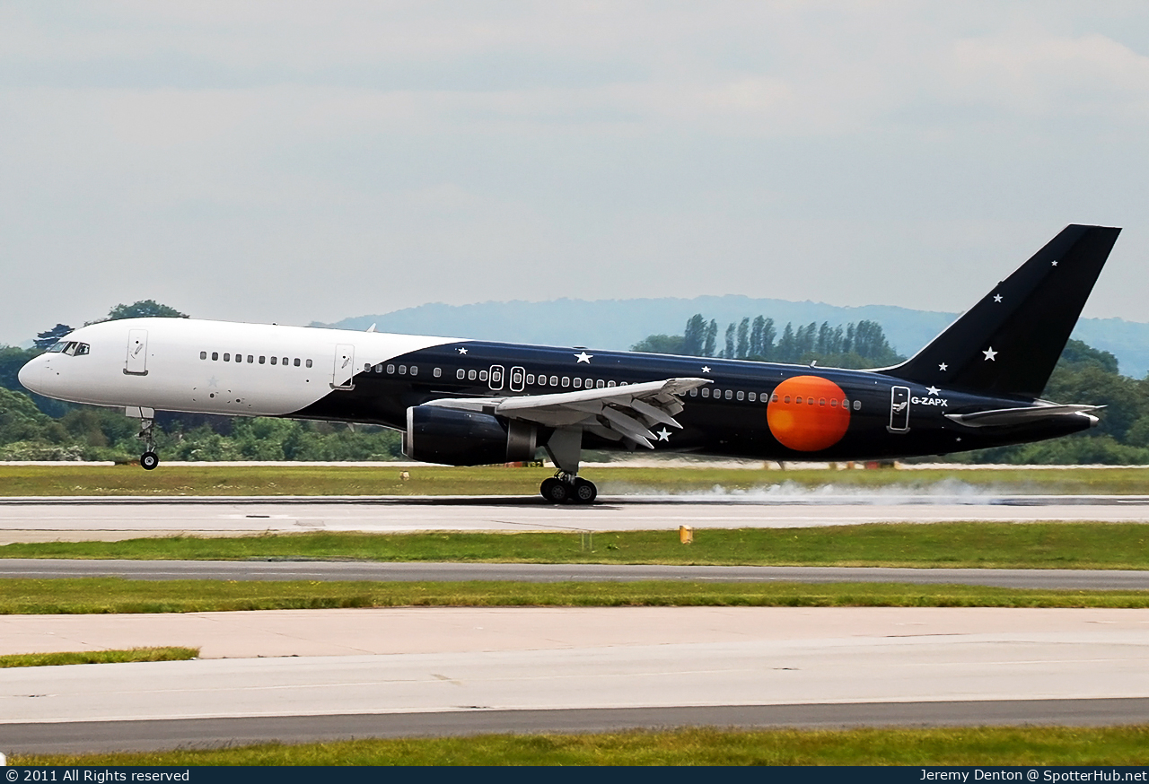 Photo of G-ZAPX - Boeing 757-256 operated by Titan Airways