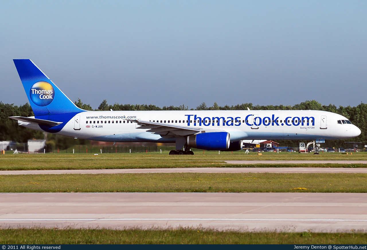 Photo of G-WJAN - Boeing 757-21K operated by Thomas Cook Airlines