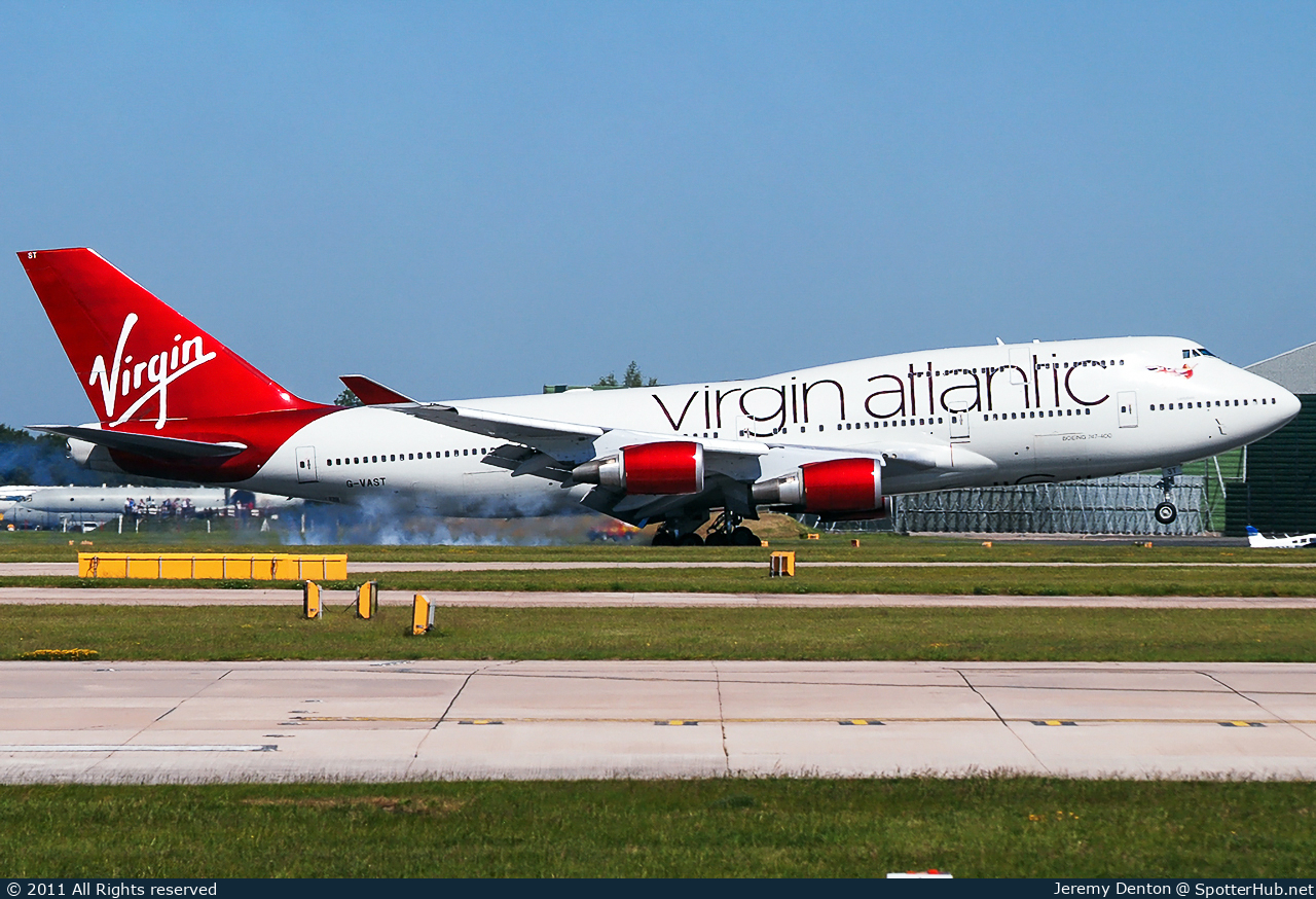 Photo of G-VAST - Boeing 747-41R operated by Virgin Atlantic Airways