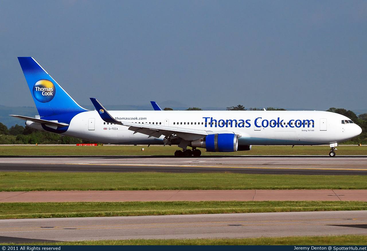 Photo of G-TCCA - Boeing 767-31K(ER) operated by Thomas Cook Airlines