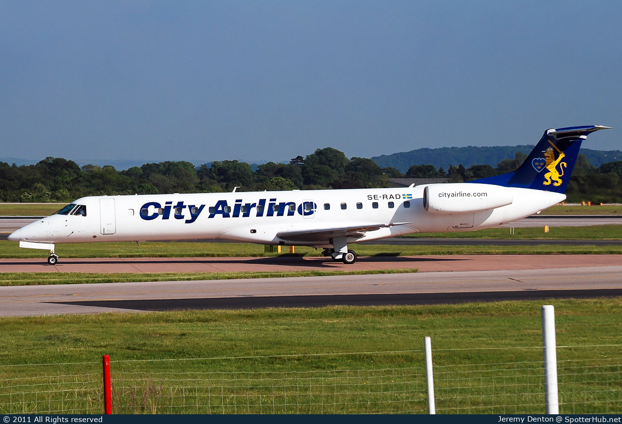 Photo of SE-RAD - Embraer ERJ-145EU operated by City Airline