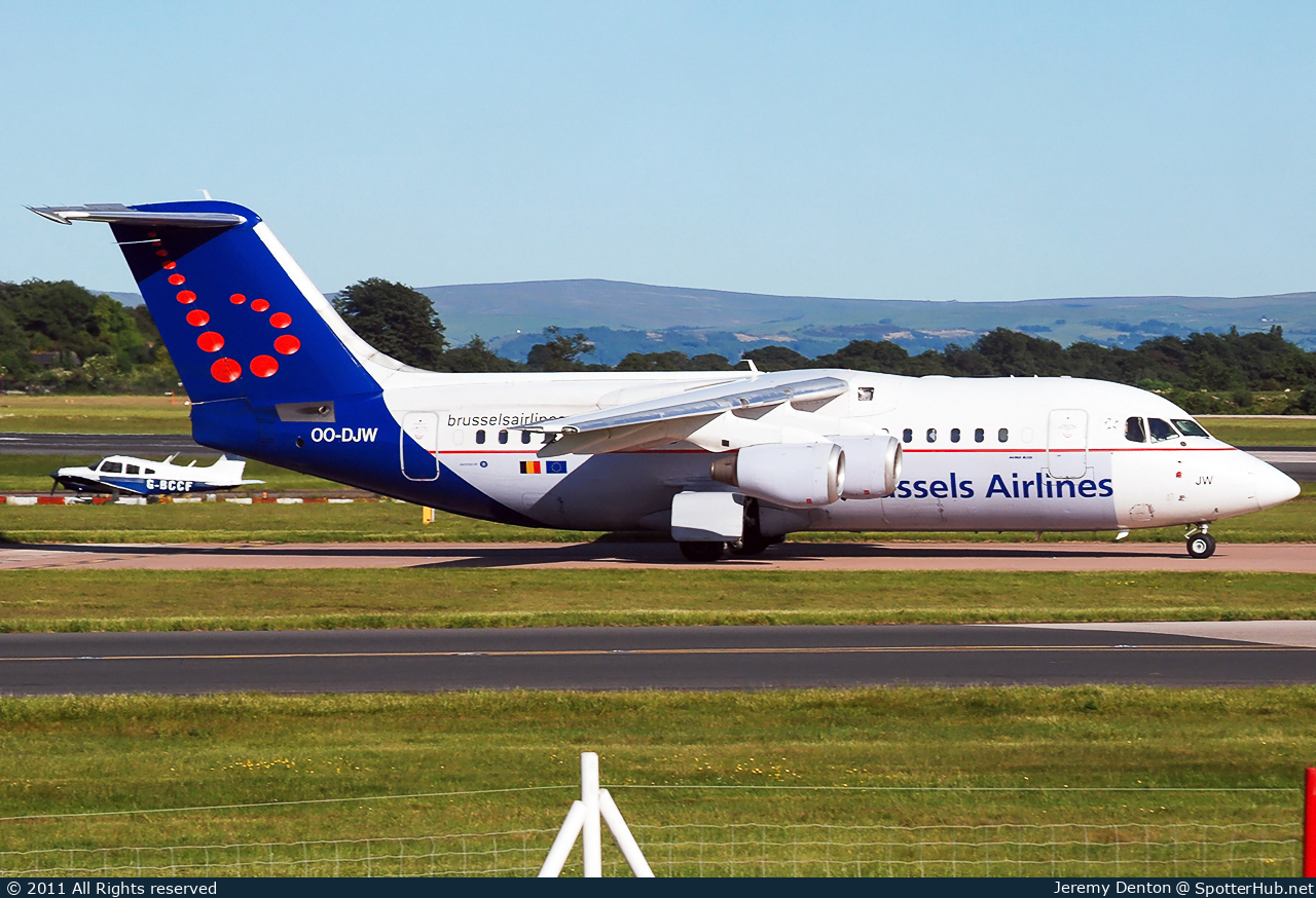 Photo of OO-DJW - British Aerospace Avro RJ85 operated by Brussels Airlines