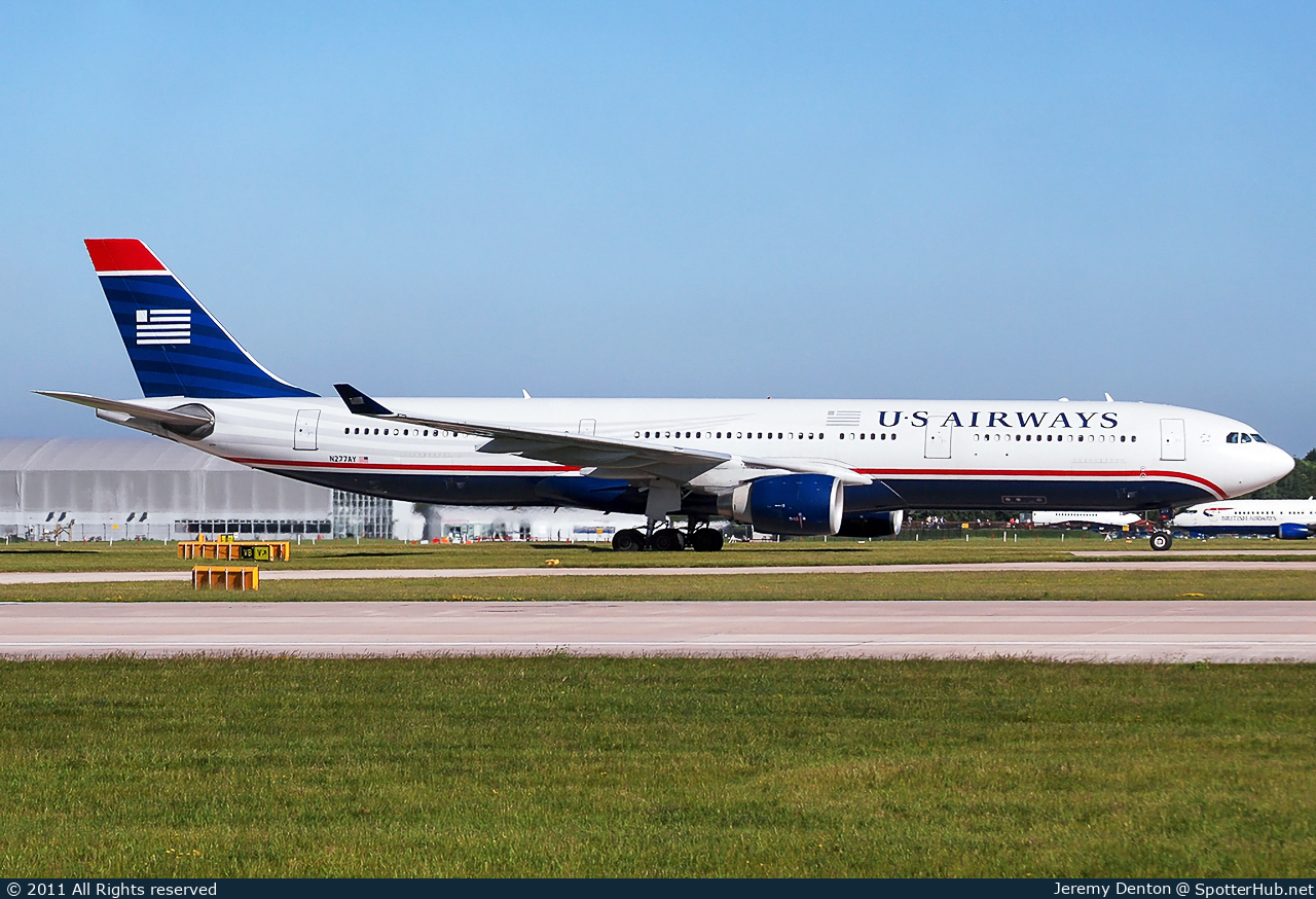 Photo of N277AY - Airbus A330-323 operated by US Airways