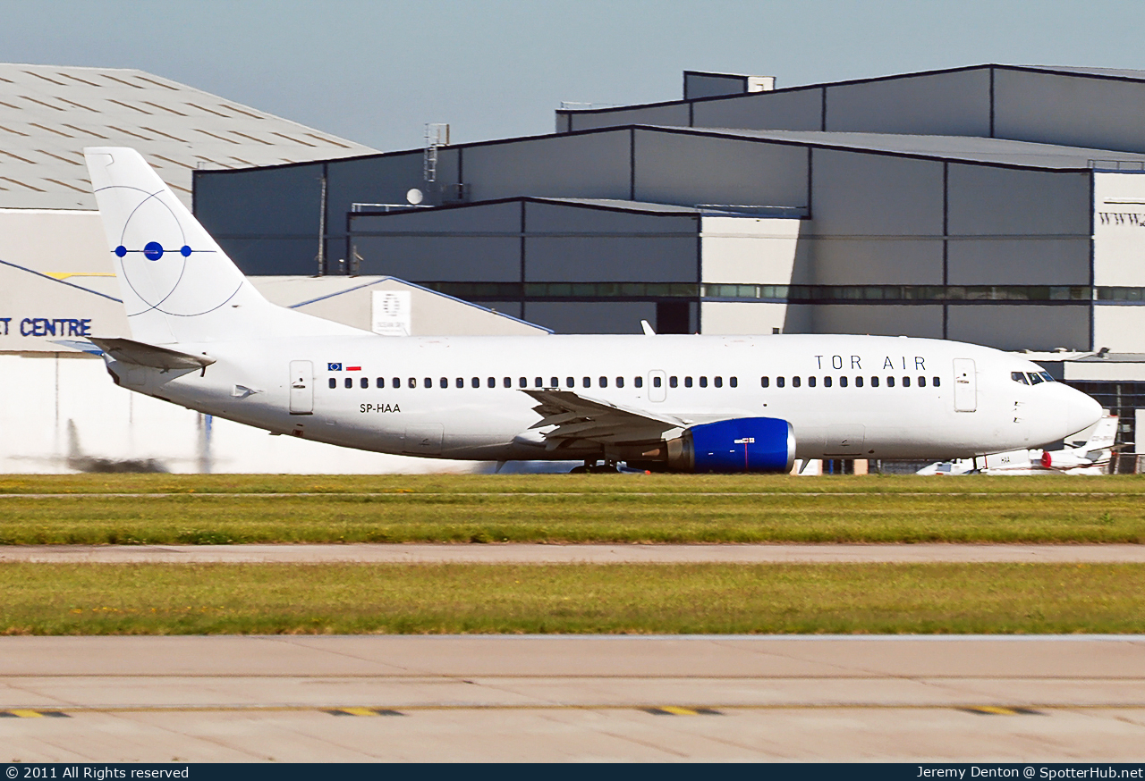 Photo of SP-HAA - Boeing 737-322 operated by Tor Air (opb Small Planet Airlines Poland)