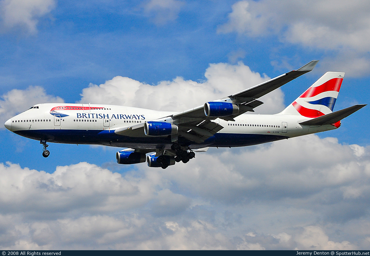 Photo of G-CIVK - Boeing 747-436 operated by British Airways