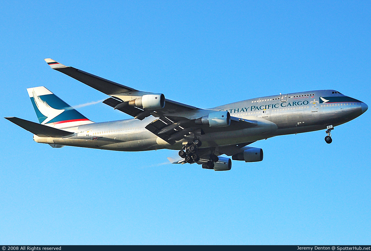 Photo of B-HKJ - Boeing 747-412(BCF) operated by Cathay Pacific Cargo