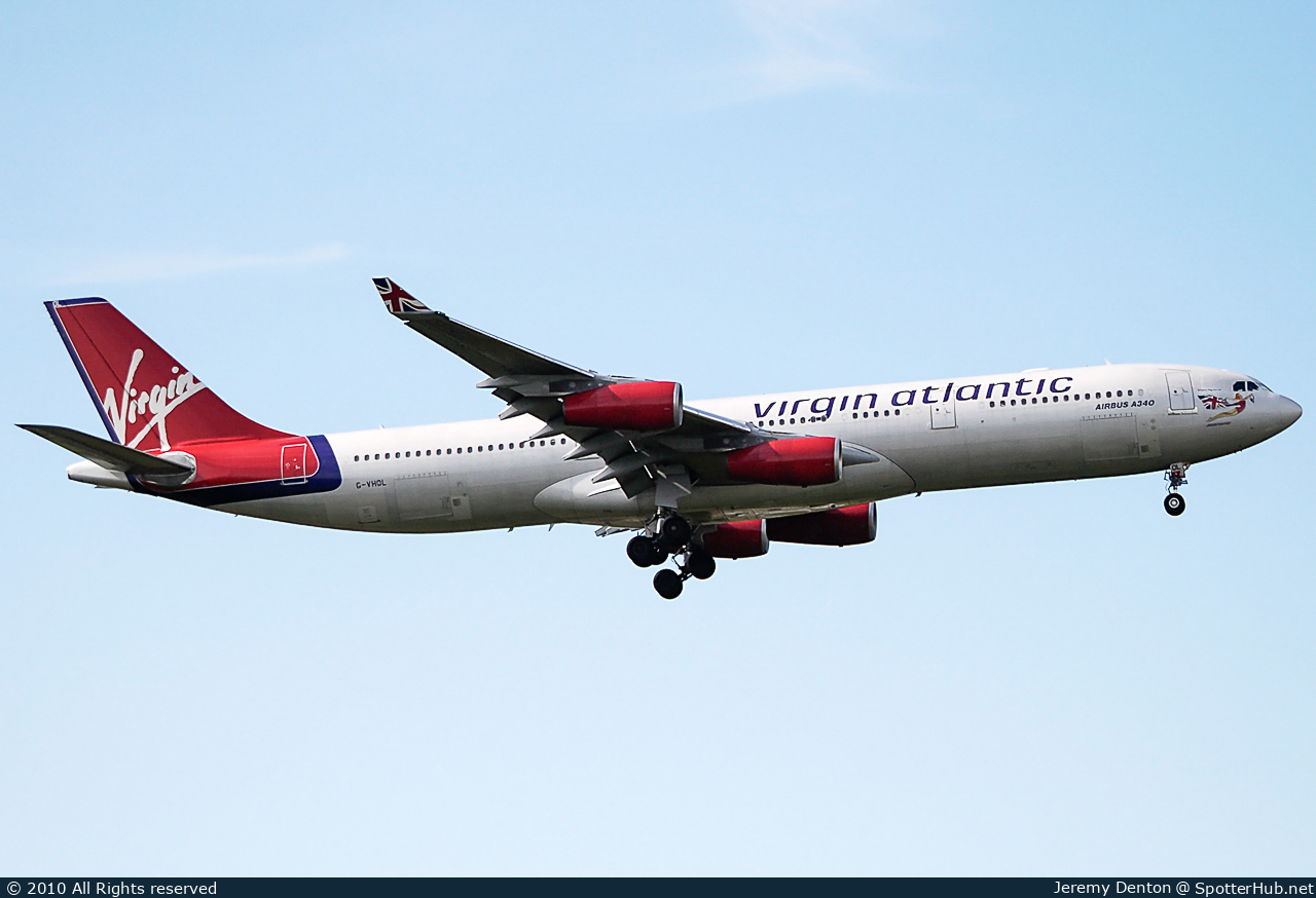 Photo of G-VHOL - Airbus A340-311 operated by Virgin Atlantic Airways