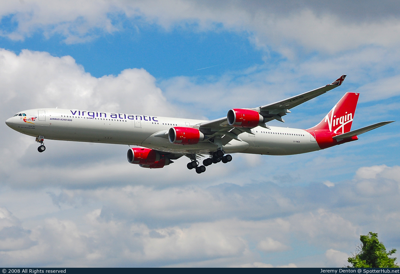 Photo of G-VWEB - Airbus A340-642 operated by Virgin Atlantic Airways