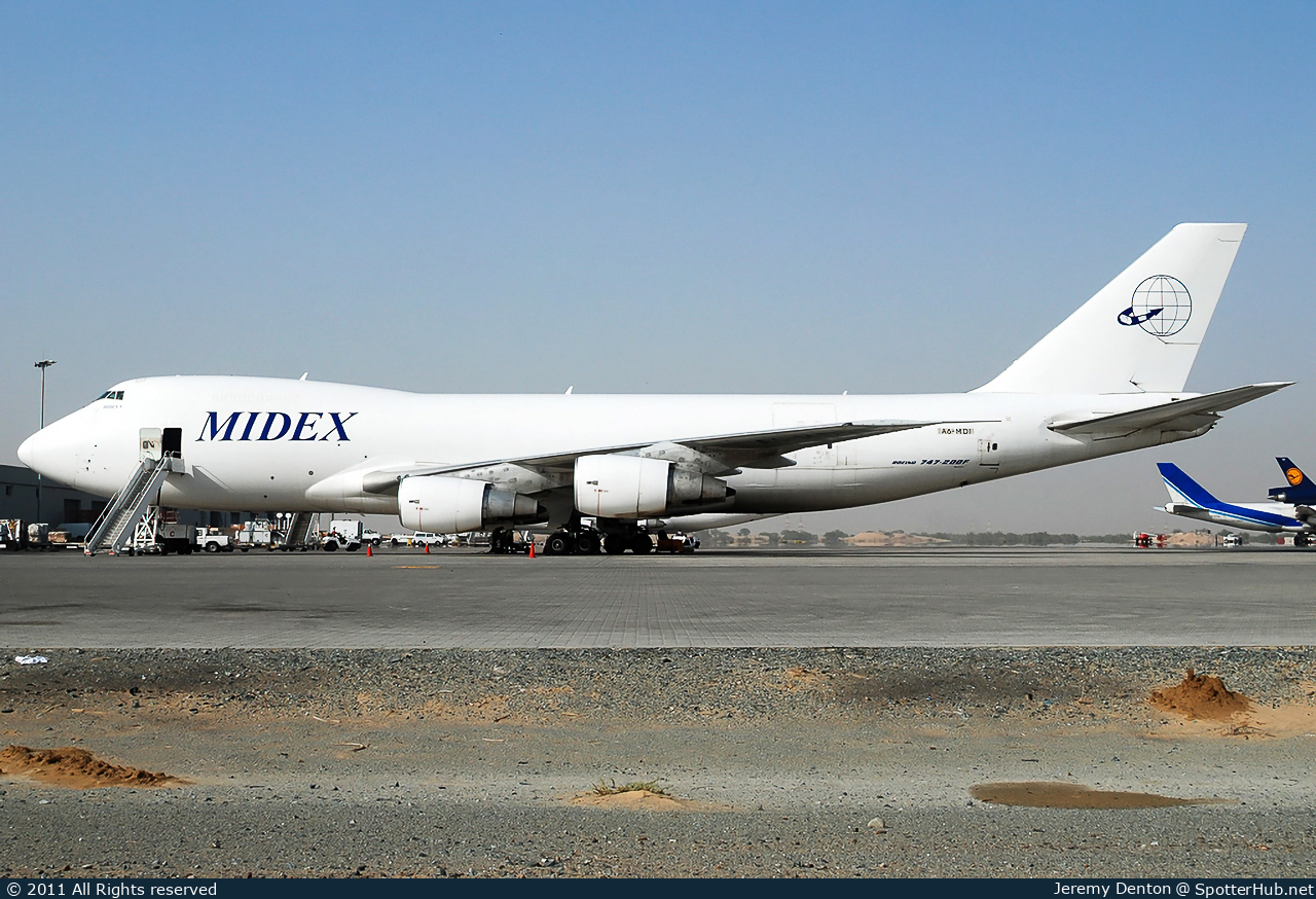 Photo of A6-MDI - Boeing 747-228F operated by Midex Airlines