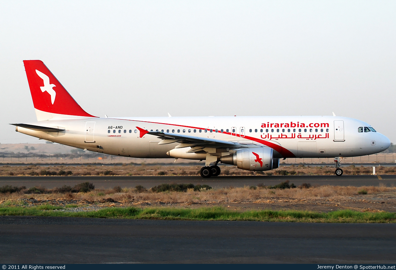 Photo of A6-AND - Airbus A320-214 operated by Air Arabia