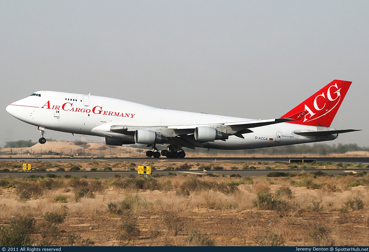 Photo of D-ACGA - Boeing 747-409(BDSF) operated by Air Cargo Germany