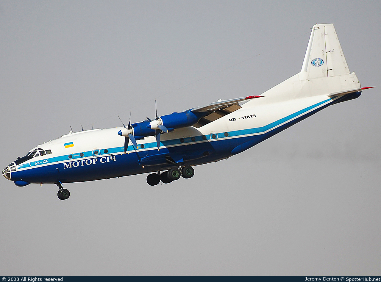 Photo of UR-11819 - Antonov An-12BK operated by Motor Sich Airlines