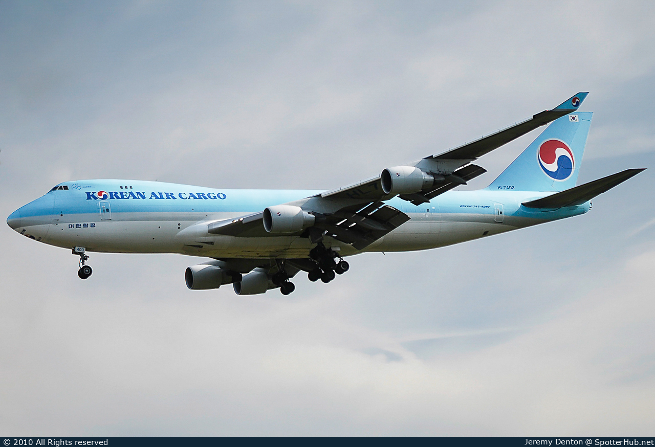 Photo of HL7403 - Boeing 747-4B5F operated by Korean Air Cargo