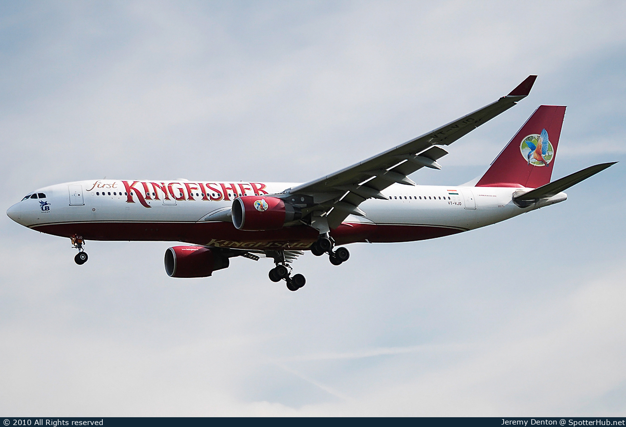 Photo of VT-VJO - Airbus A330-223 operated by Kingfisher Airlines
