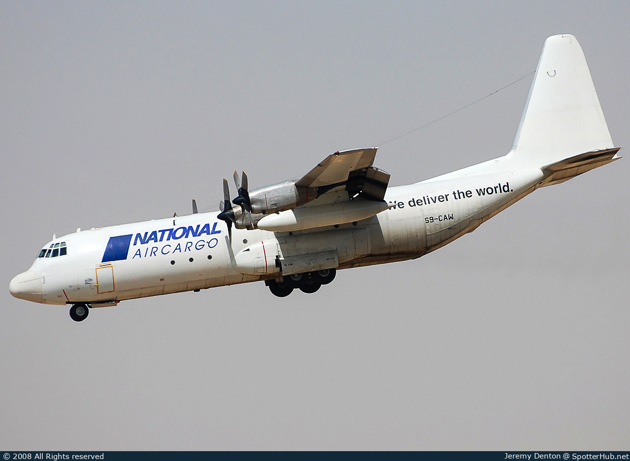 Photo of S9-CAW - Lockheed L-100-30 Hercules operated by National Airlines [2006] (opb Transafrik International)
