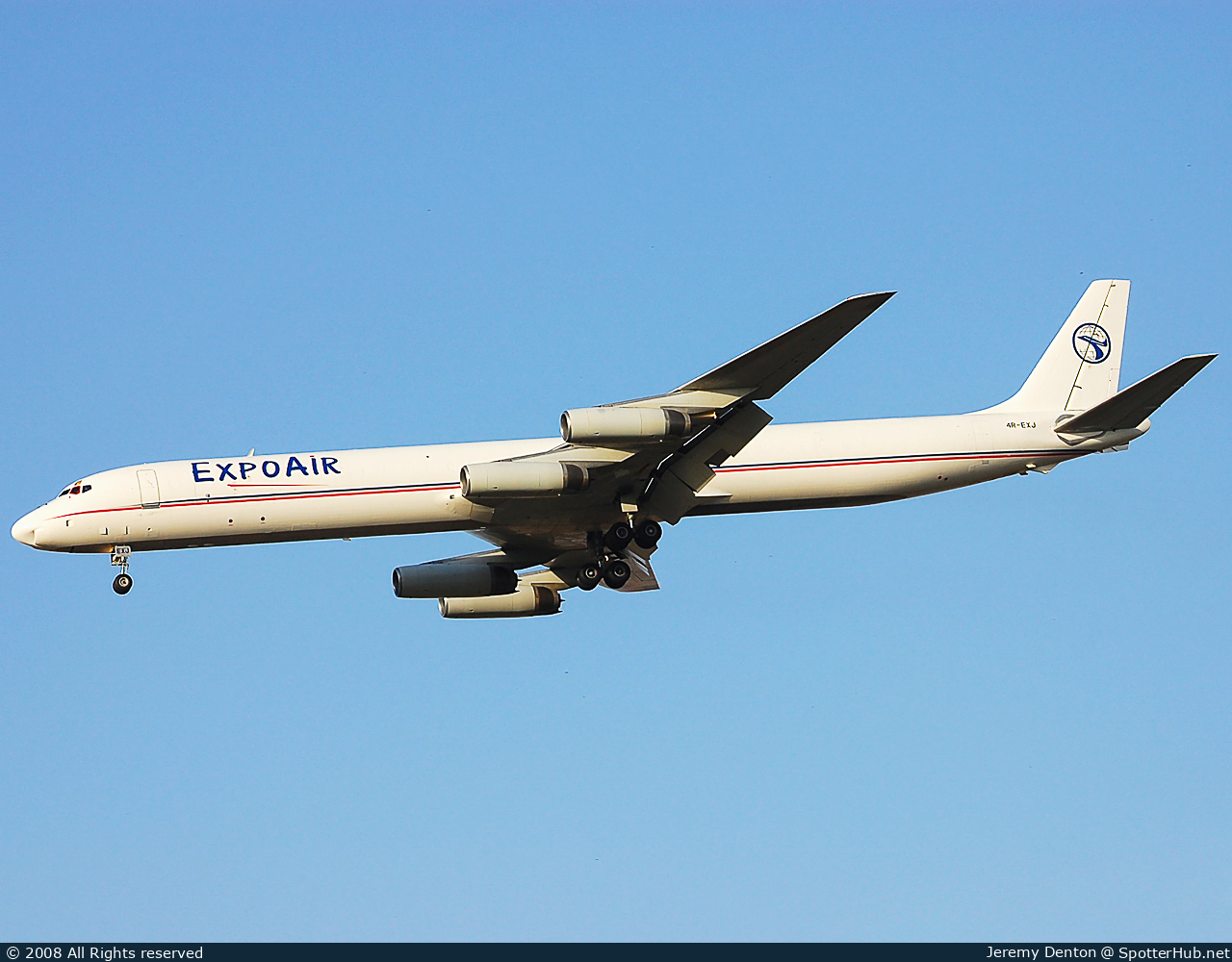 Photo of 4R-EXJ - Douglas DC-8-63CF(F) operated by ExpoAir